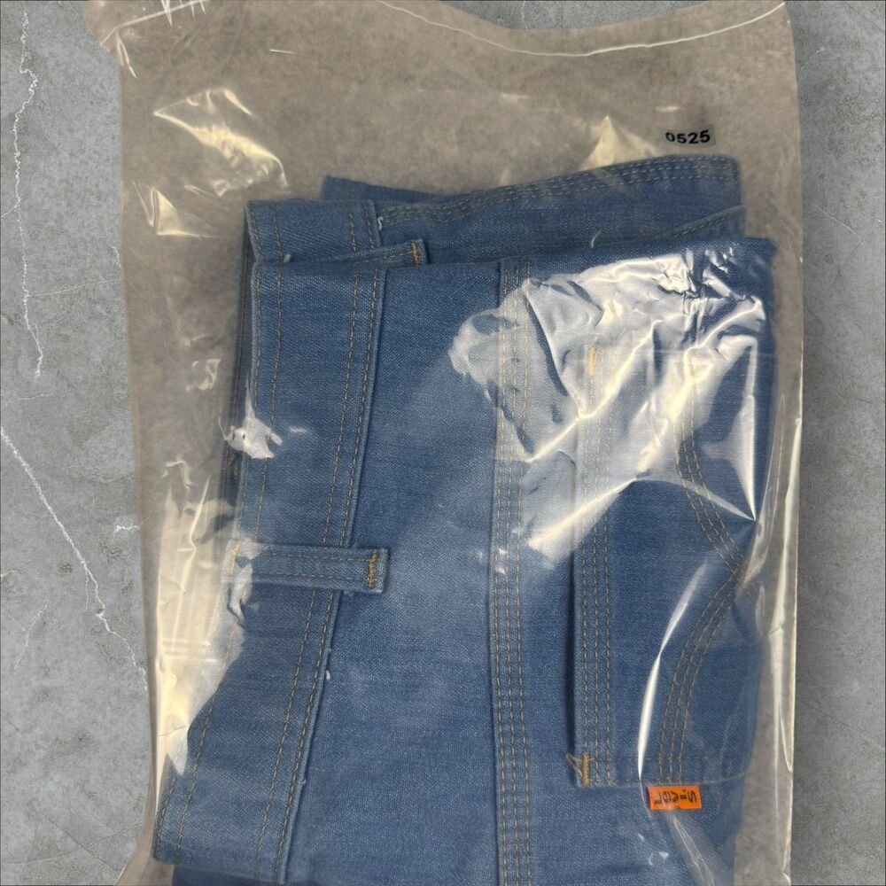 Vintage 70s Levi's For Men Skosh More Room Orange Tab Talon Zipper - 35x28.5 - Picture 11 of 11